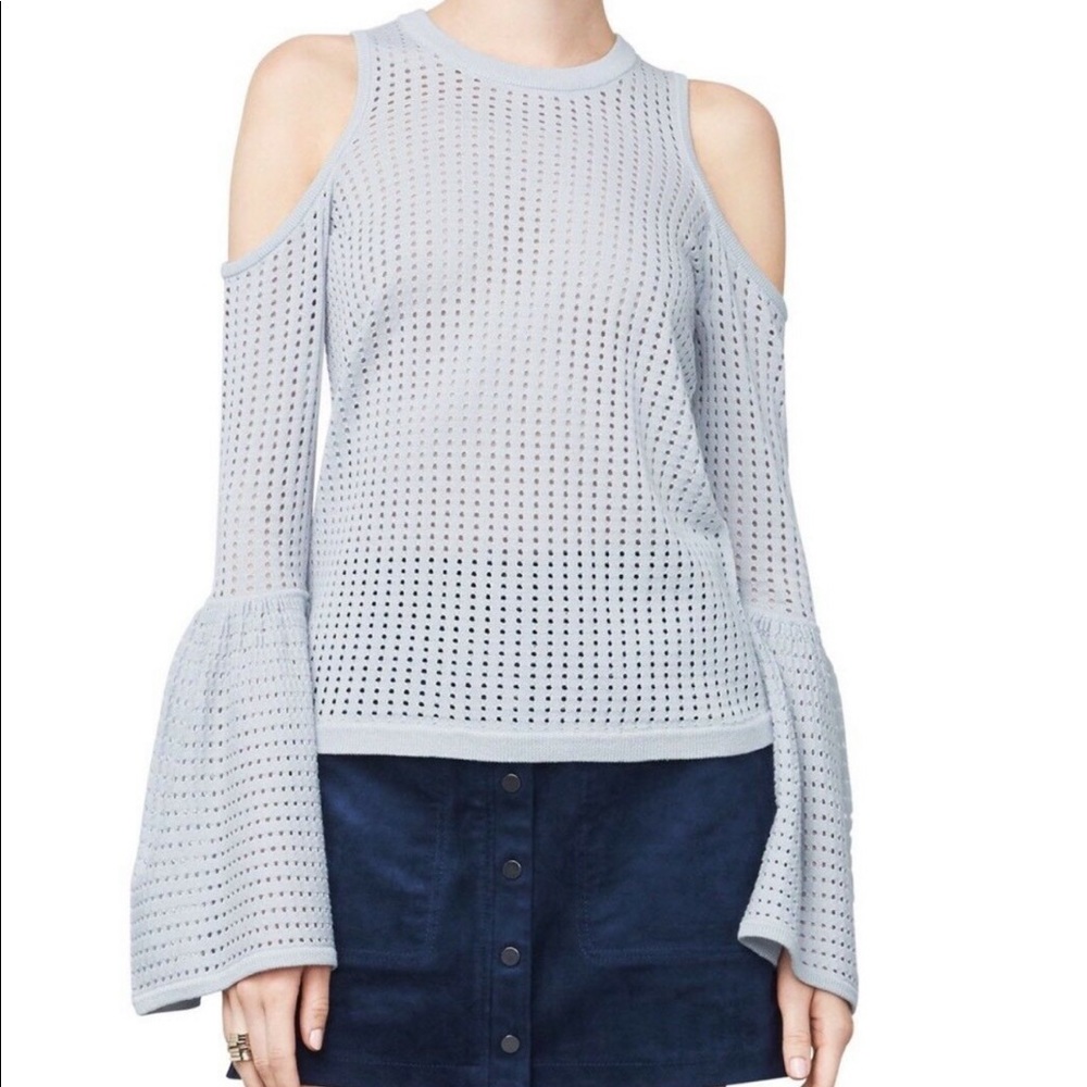 BCBGMAXAZRIA Lucia Cold Shoulder Top